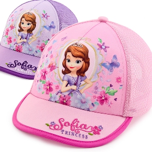 Детска лятна шапка Барби за момичета - лилава и розова - размери до 5 годишна възраст