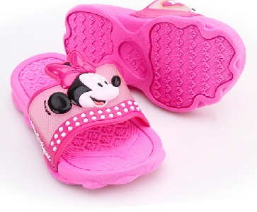 Παιδικό καλοκαίρι παντόφλες για τα κορίτσια και τα αγόρια - μπλε, κίτρινο, ροζ - και παραλία ζωής - Μοντέλα Disney Mickey Mouse