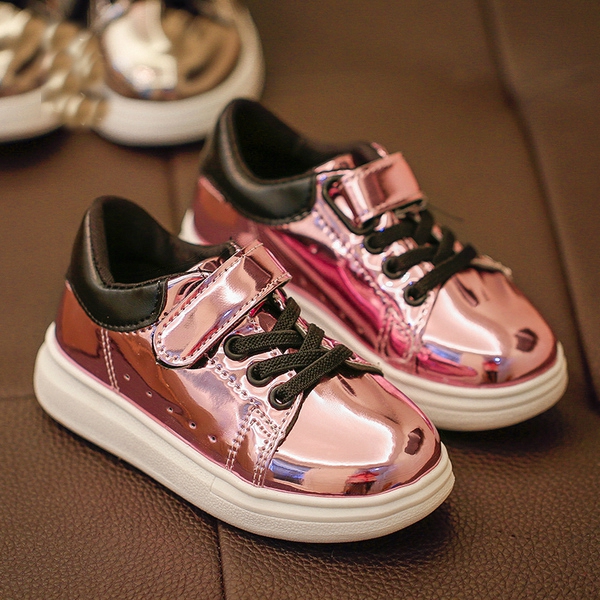 Лачени обувки в 3 цвята - сив розов червен