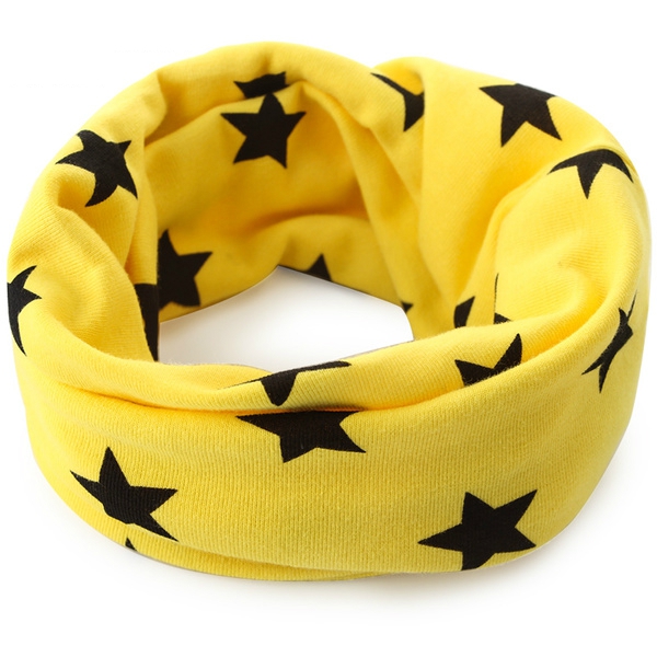 Детски стилни шалчета за момчета и момичета - сини, червени, сиви с шарки