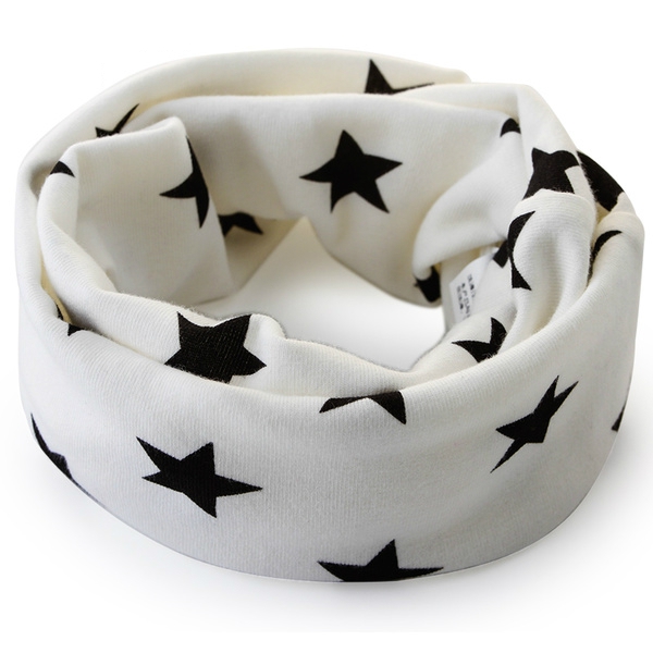 Детски стилни шалчета за момчета и момичета - сини, червени, сиви с шарки