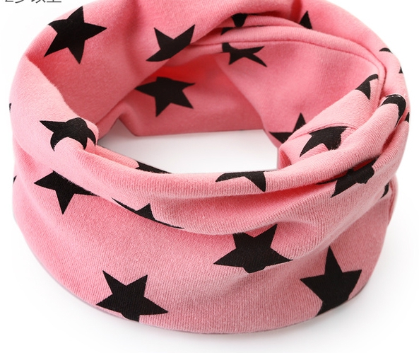 Детски стилни шалчета за момчета и момичета - сини, червени, сиви с шарки