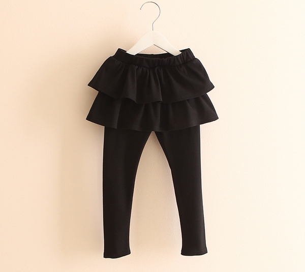 Детски панталон-пола - в розов,черен,кафяв и сив цвят