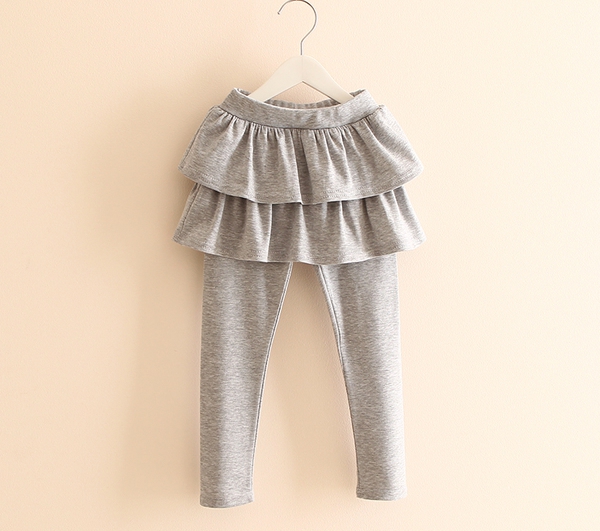 Детски панталон-пола - в розов,черен,кафяв и сив цвят