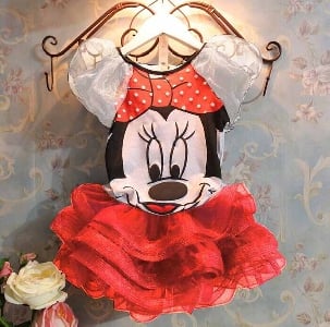 Σετ φούστα και μπλούζα με Minnie, πέντε μοντέλα.