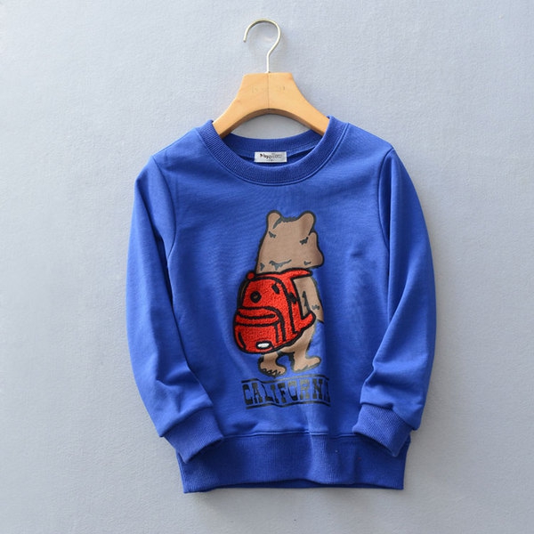 Ανοιξιάτικη μπλούζα για αγόρια σε πέντε χρώματα.