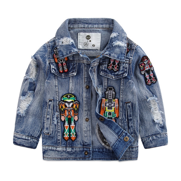 Ανοιξιάτικο μπουφάν τζιν για αγόρια