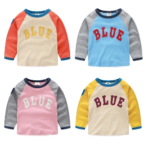 Детски блузи за момчета с О-образна яка - 6 различни модела