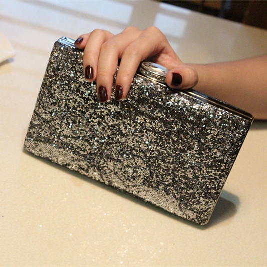 Κυρίες λαμπρή επίσημη τσάντα