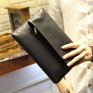 Мъжкa чантa  тип клъч в черен цвят - 1 модел