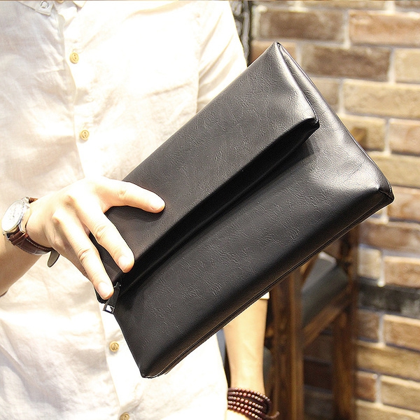 Ανδρική τσάντα  σε μαύρο χρώμα - 1 μοντέλο