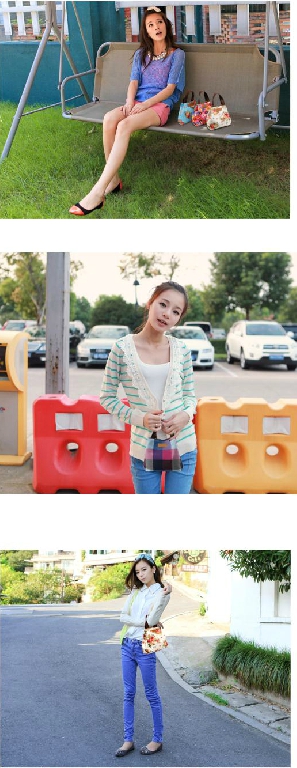 Κυρίες μίνι καθημερινή τσάντα σε έντονα χρώματα της άνοιξης