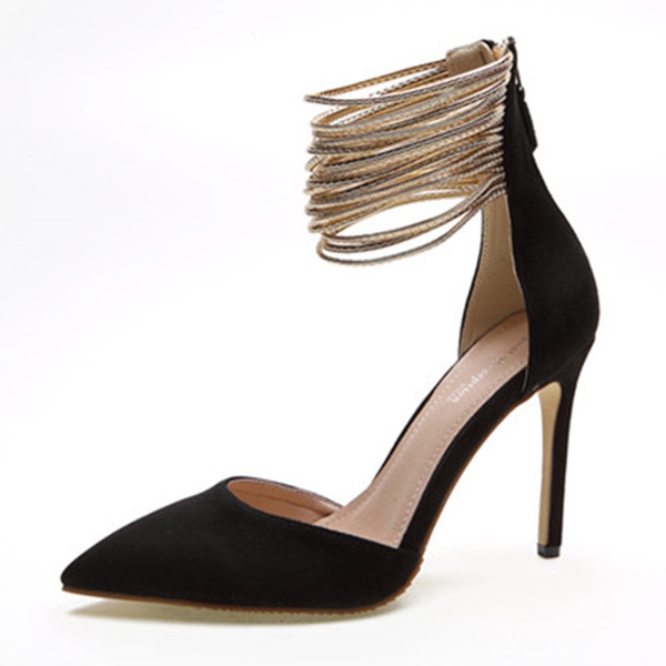 Κυρίες σουέτ παπούτσια με ηλεκτρική ενέργεια