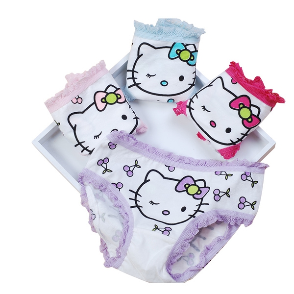 Нови комплекти от четири броя бебешко и детско бельо за момичета - топ модели Хелоу Кити, Замръзналото кралство и други