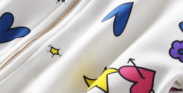 Παιδικό ανοιξηάτικο σετ για κορίτσια από 2 μέρη - 1 μοντέλο