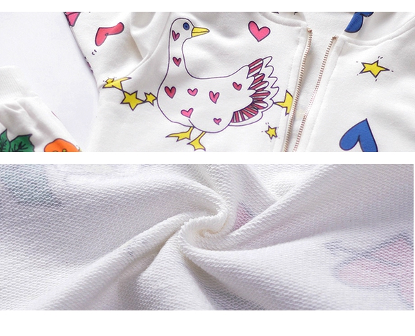 Παιδικό ανοιξηάτικο σετ για κορίτσια από 2 μέρη - 1 μοντέλο