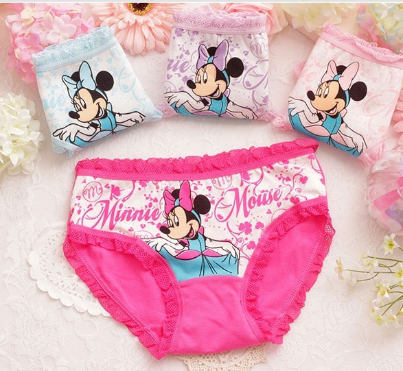 Комплект 3 бройки детско бельо за момичета - различни модели