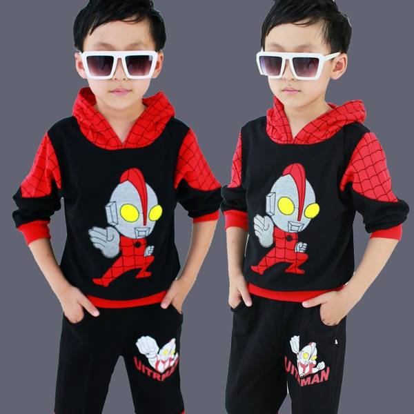 Παιδικό σετ για αγόρια δύο κομματιών - Spiderman και Superman