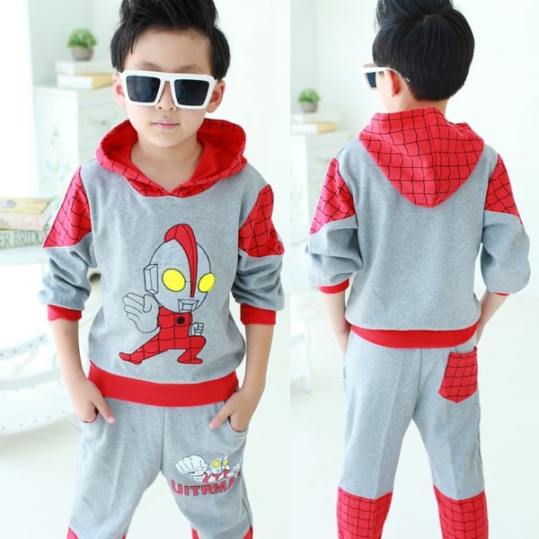 Παιδικό σετ για αγόρια δύο κομματιών - Spiderman και Superman