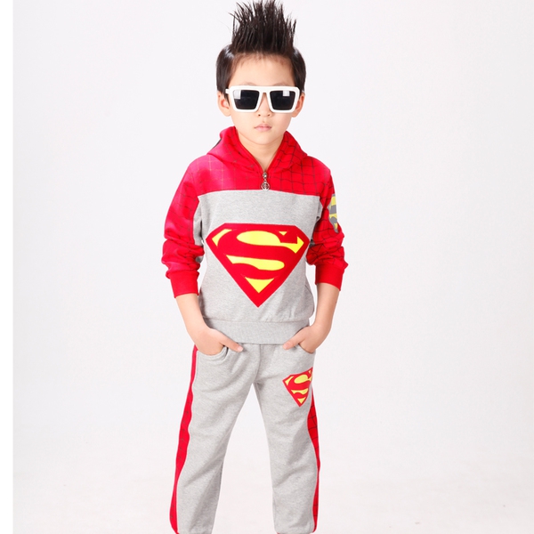 Παιδικό σετ για αγόρια δύο κομματιών - Spiderman και Superman