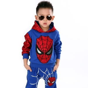 Παιδικό σετ για αγόρια δύο κομματιών - Spiderman και Superman
