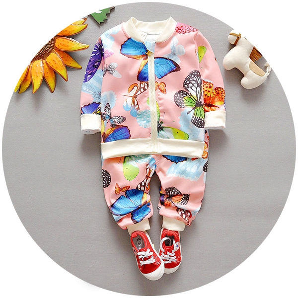 Βρεφικό σετ ζακέτα και παντελόνι για κορίτσια