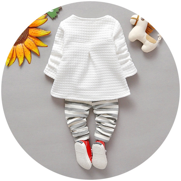 Βρεφικό σετ ζακέτα και παντελόνι για κορίτσια