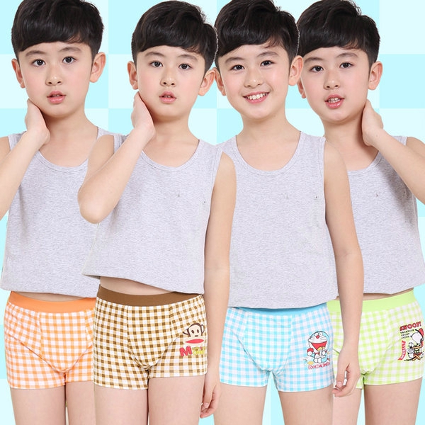 Комплект детско бельо за момичета и момчета от 4 броя - различни топ модели боксерки, слипове, бикини 