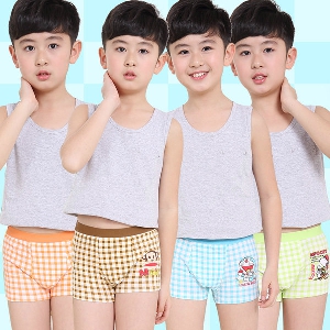Комплект детско бельо за момичета и момчета от 4 броя - различни топ модели боксерки, слипове, бикини 