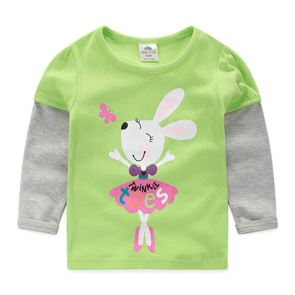 Детска пролетна цветна блузка за момичета от 6 до 12 години