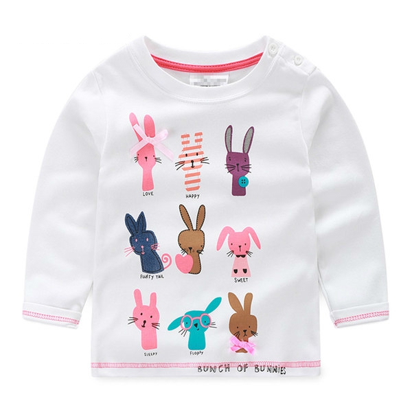 Детска пролетна цветна блузка за момичета от 6 до 12 години