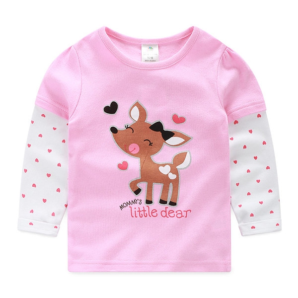 Детска пролетна цветна блузка за момичета от 6 до 12 години