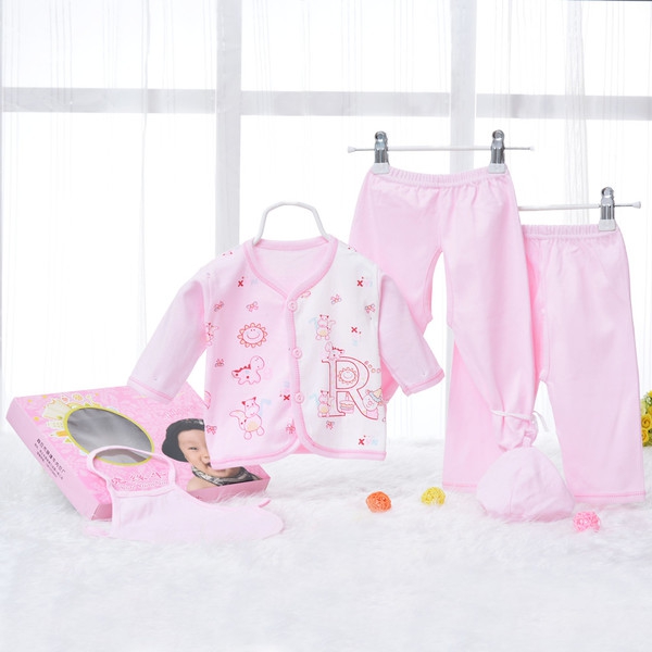 Памучен бебешки комплект от 0 до 3 месеца