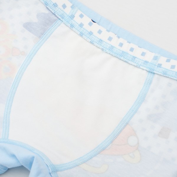 Детско бельо за момчета в син,зелен и жълт цвят - комплект от 4 броя