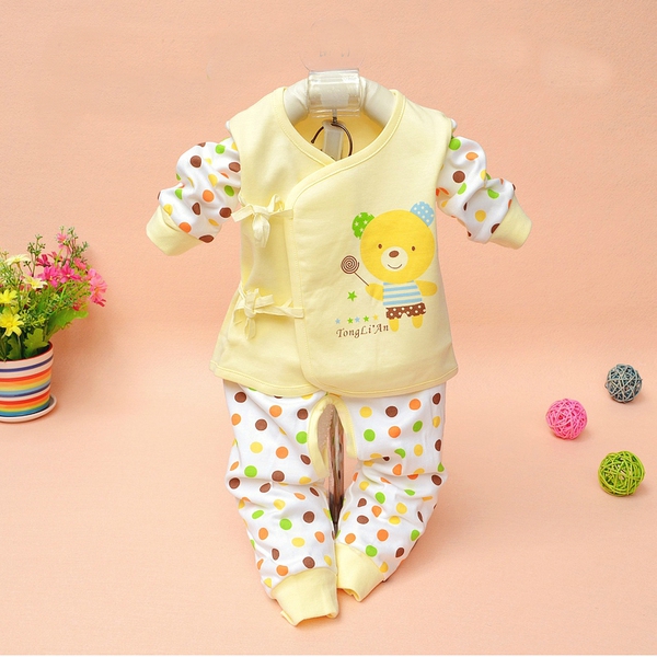 Бебешки комплект за момичета и момчета: Жълт Розов Син