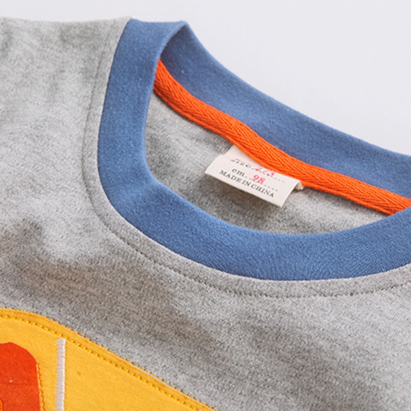 Παιδική μπλούζα με διαφορετικές εκτυπώσεις - αυτοκίνητο λιονταριού και άλλα