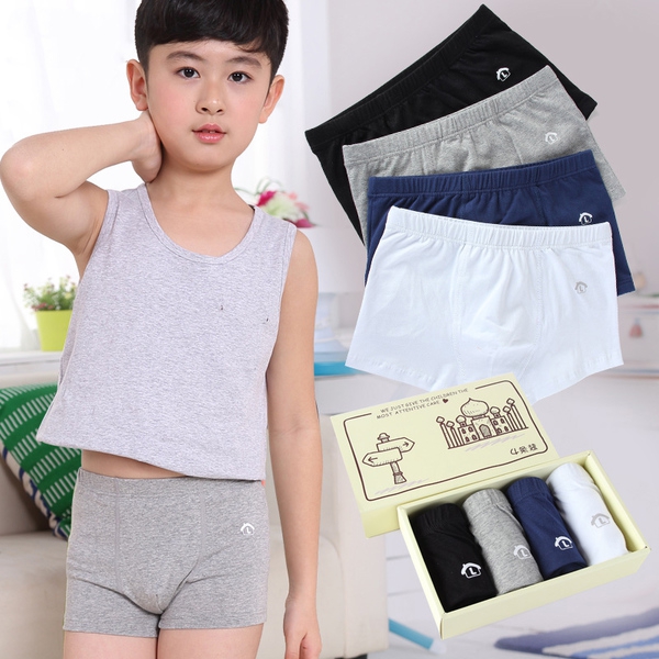 Детско памучно бельо за момчета - слипове  и боксерки - топ модели в комплекти от 3 и 4 броя