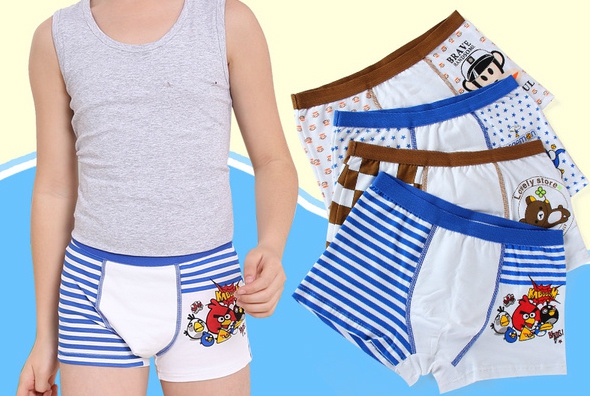 Детско памучно бельо за момчета - слипове  и боксерки - топ модели в комплекти от 3 и 4 броя