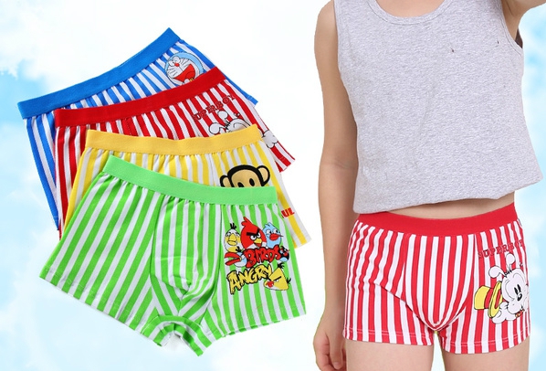 Детско памучно бельо за момчета - слипове  и боксерки - топ модели в комплекти от 3 и 4 броя