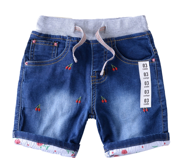 Детски къси дънкови панталони за момчета 