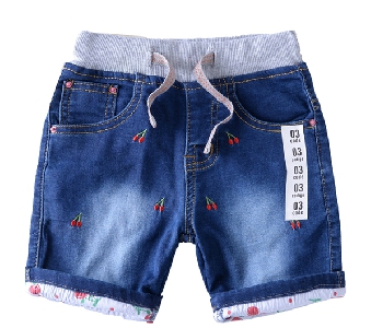 Детски къси дънкови панталони за момчета 
