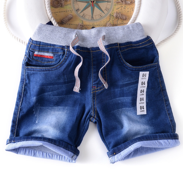Детски къси дънкови панталони за момчета 