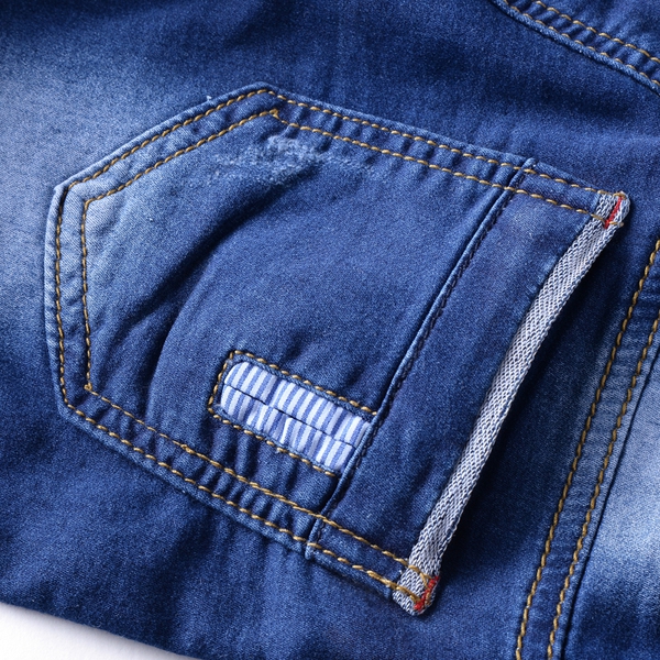 Детски къси дънкови панталони за момчета 