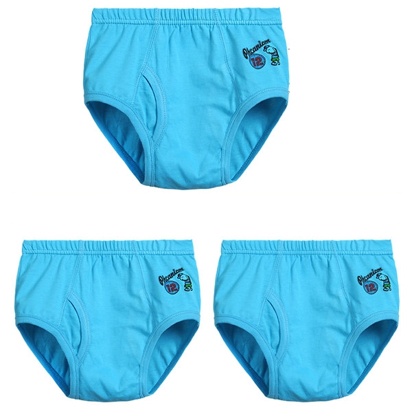 Комплект детско бельо - за момичета и момчета - червени, сини, розови, лилави - 3 броя