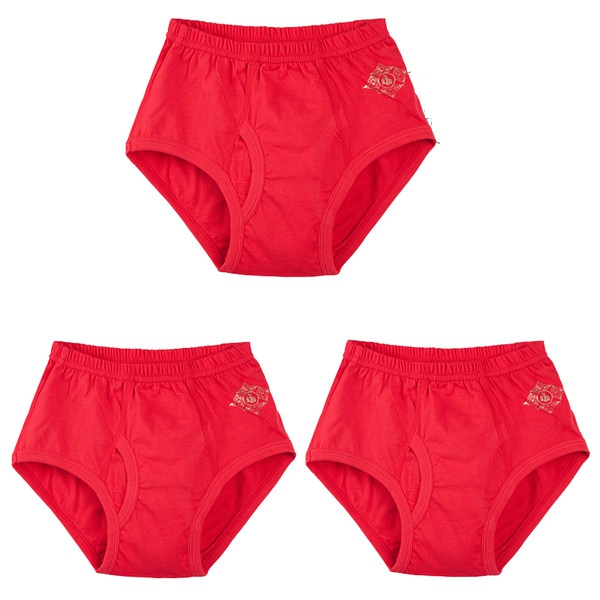 Комплект детско бельо - за момичета и момчета - червени, сини, розови, лилави - 3 броя