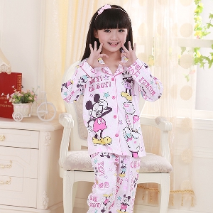 Пролетни детски пижами за момичета и момчета Хелоу Кити, Мики Маус, маймунка и други - 24 модела