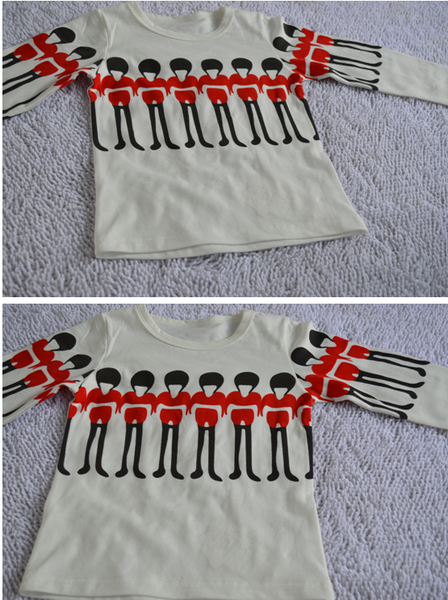 Детска блуза за момичета - пролетен модел с дълъг ръкав