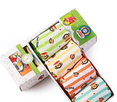 Детски комплект от боксерки и слипове за момчета - миньоните, маймунка, влакче - топ модели в 4 броя