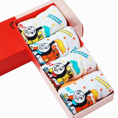 Детски комплект от боксерки и слипове за момчета - миньоните, маймунка, влакче - топ модели в 4 броя