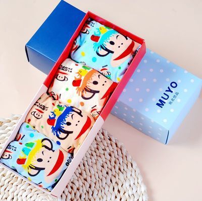 Детски комплект от боксерки и слипове за момчета - миньоните, маймунка, влакче - топ модели в 4 броя